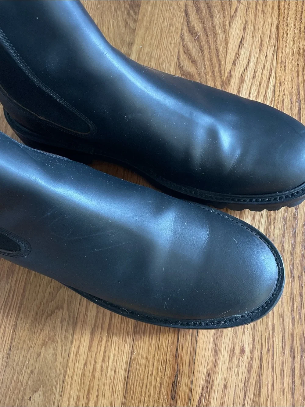Rhodes Men's Black Chelsea Boots Vibram Sole 11
